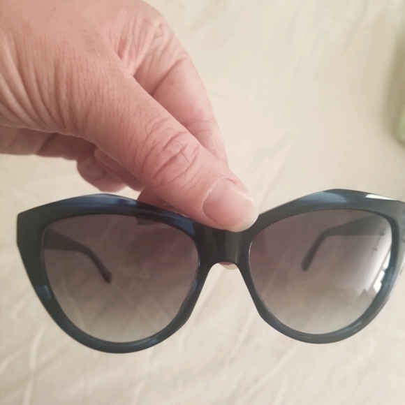 Saint Laurent Blue Cat Sunglasses - Picture 1 of 4